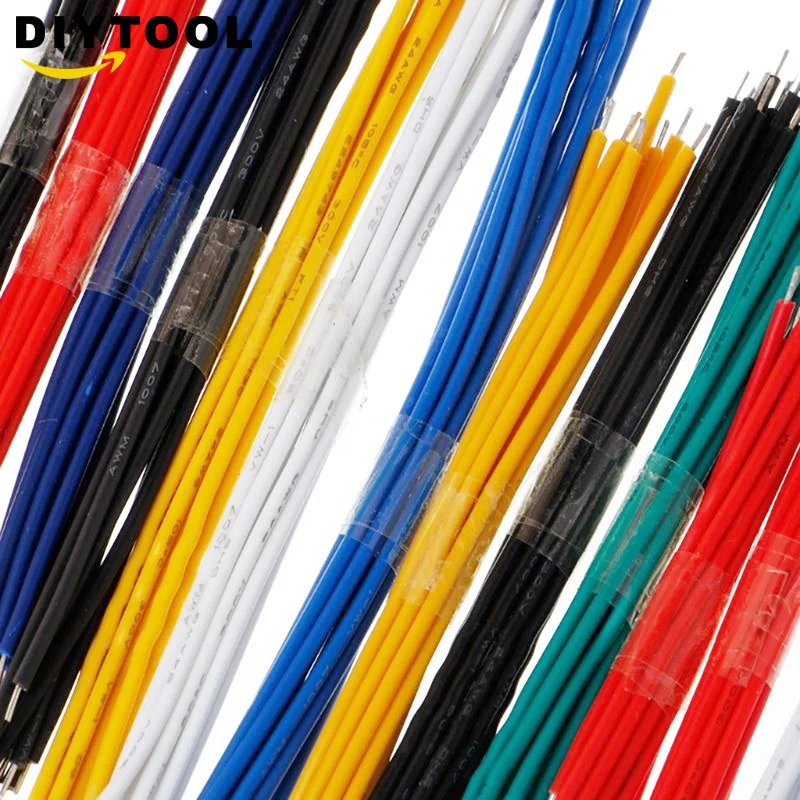 130 шт. 24AWG соединительный кабель гальванически лужёные комплект проводов Набор
