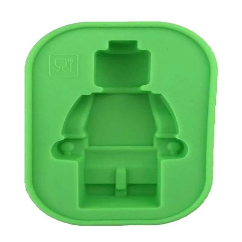 1 шт. 3D силиконовая форма для льда с роботом шоколада Конфета Кондитерская желе