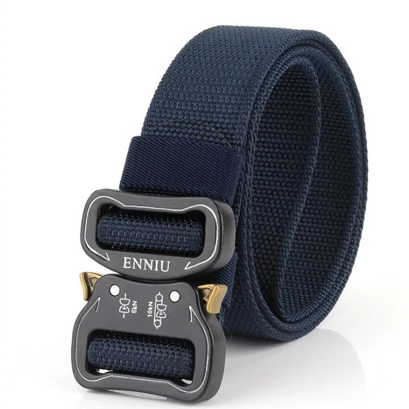 Военный Тактический поясной ремень с металлической пряжкой из нейлона для