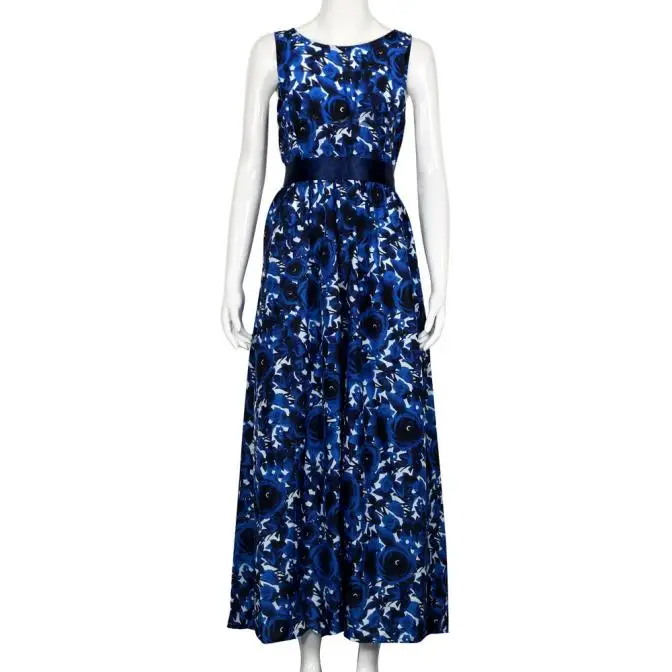 Женское длинное вечернее платье с цветочным принтом JAYCOSIN Элегантное