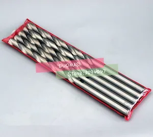 Бесплатная доставка, новое брендовое сверло 10 шт. 1,0-4,0 мм, очень длинное высокоскоростное стальное сверло с поворотным хвостовиком, буровое долото с металлическим хвостовиком