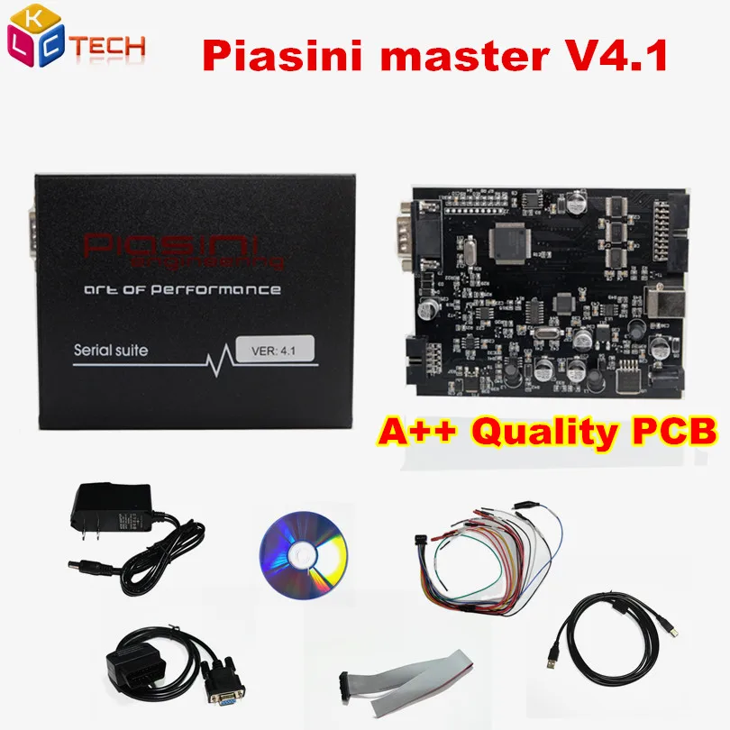 Программатор для чтения и записи черный PIASINI V4.1 ECU Chip тюнинговые наборы Master полная