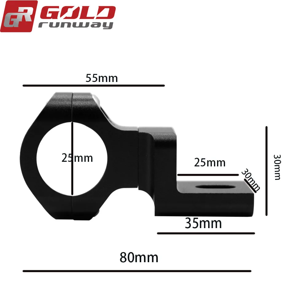 GOLDRUNWAY GR-50X 50 Вт туман пятно мотоцикл передняя фара Полностью затемнения жгут проводов и реле+ зажим 25 мм