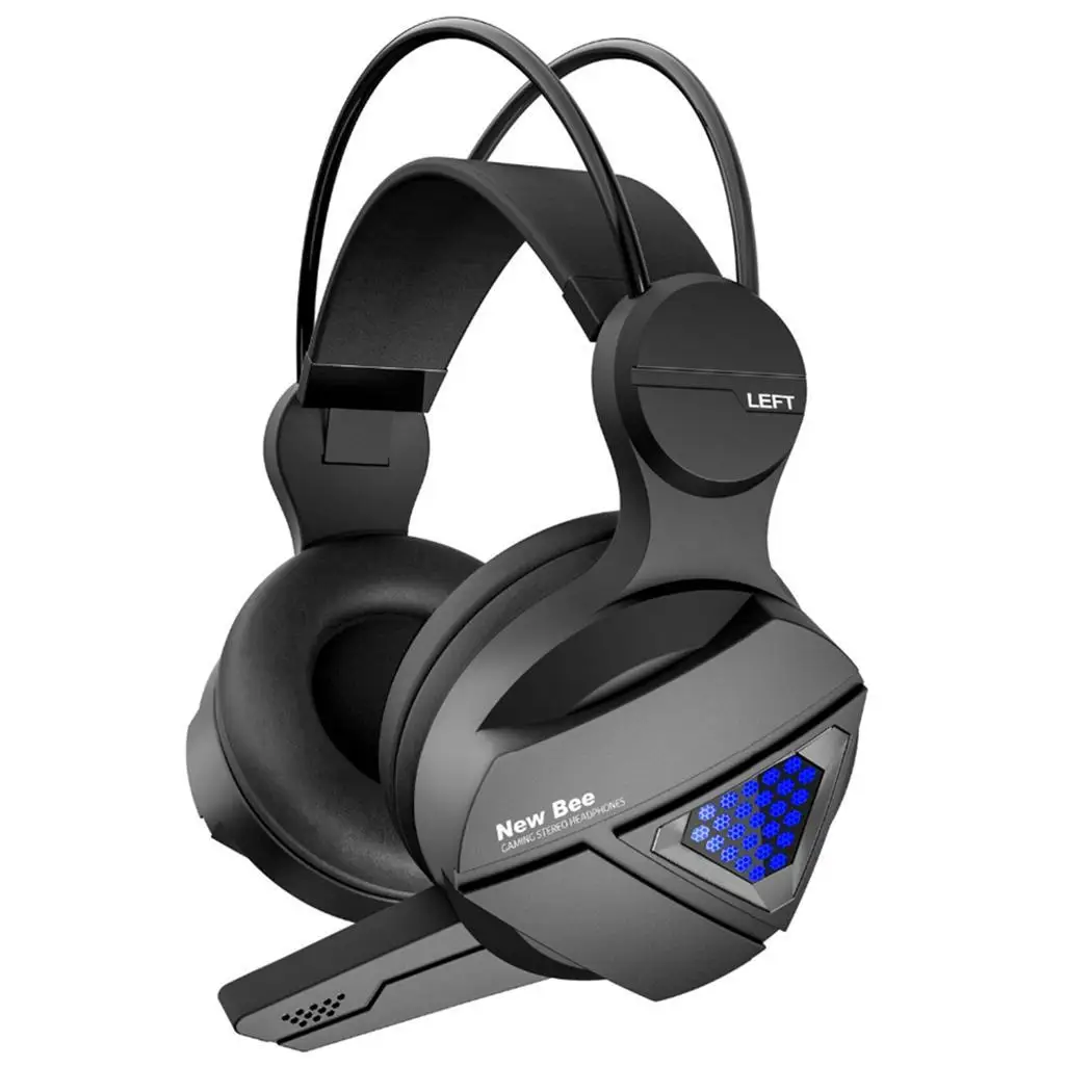 LED Light Gaming Headset Game Earphones 32 Black 108dB/3dB 1.8m/70.9inch Stereo Wired With Microphone | Электроника