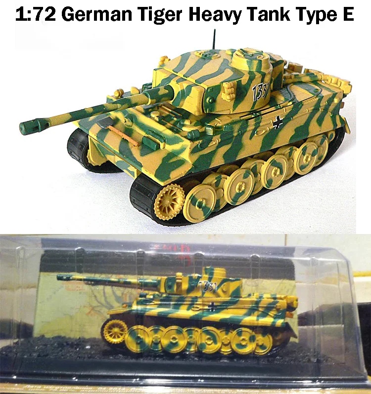 Специальное предложение 1:72 немецкая модель литья под давлением тигра типа E