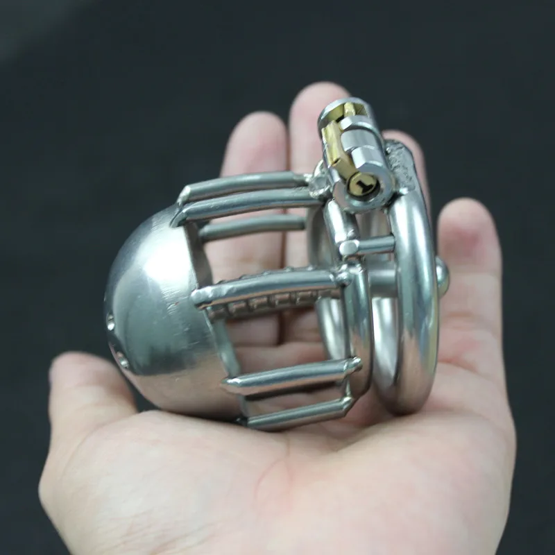 Новый стиль бдсм мужской бондаж маленькая клетка на член из нержавеющей стали