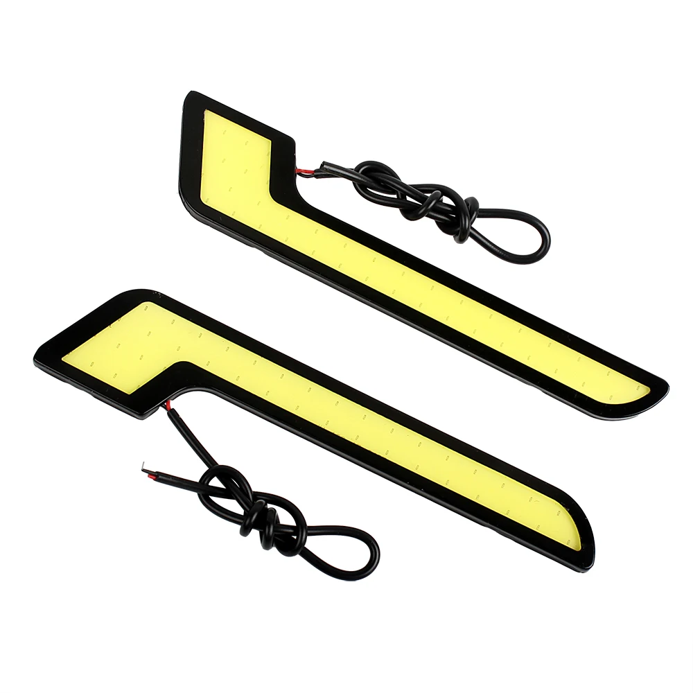 LEEPEE 2 шт./компл. автомобильные ходовые огни противотуманные фары COB DC 12 В