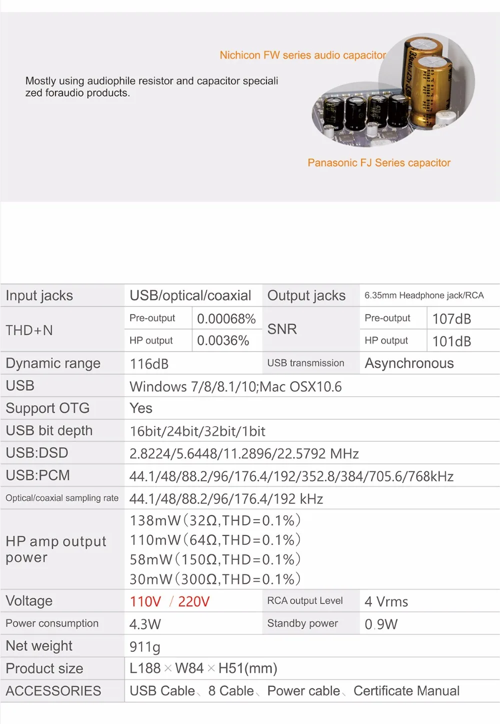 Зазор SMSL M7 2xAK4452 32 бит/768 кГц DSD512 USB ЦАП с усилителем для наушников USB коаксиальный Оптический вход RCA 6,35 разъем выход