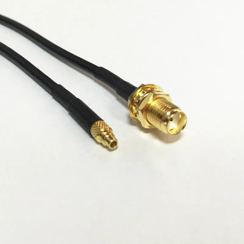 Новый модем коаксиальный кабель SMA гнездо Гайка к MMCX штекер разъем RG174 Pigtail 20 см 8