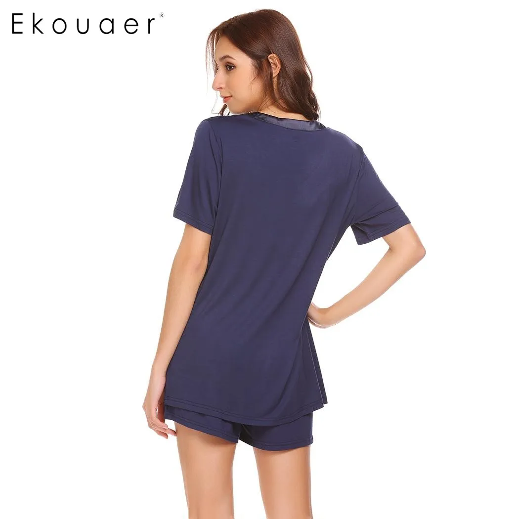 Женская летняя Пижама с V образным вырезом и шортами|summer pajama set|pajama setspajama sets women |
