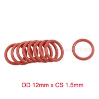 od 12mm x cs 1 5mm silicone o ring rubber seal o ring