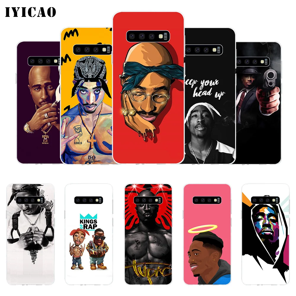 IYICAO 2Pac Tupac Amaru Shakur Мягкий силиконовый чехол для телефона Samsung Galaxy S10e S10 S9 S8 Plus S7 Edge TPU