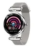 H1 Silver Steel Женские спортивные Смарт-часы, фитнес-браслет, IP68, водонепроницаемые, мониторинг сердечного ритма, Bluetooth, для Android IOS, умные часы PK B57 - Цвет: H1 Silver Steel