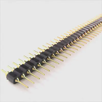 

20x 2.54mm Male 40 Pin Round Header Strip Gold Plated