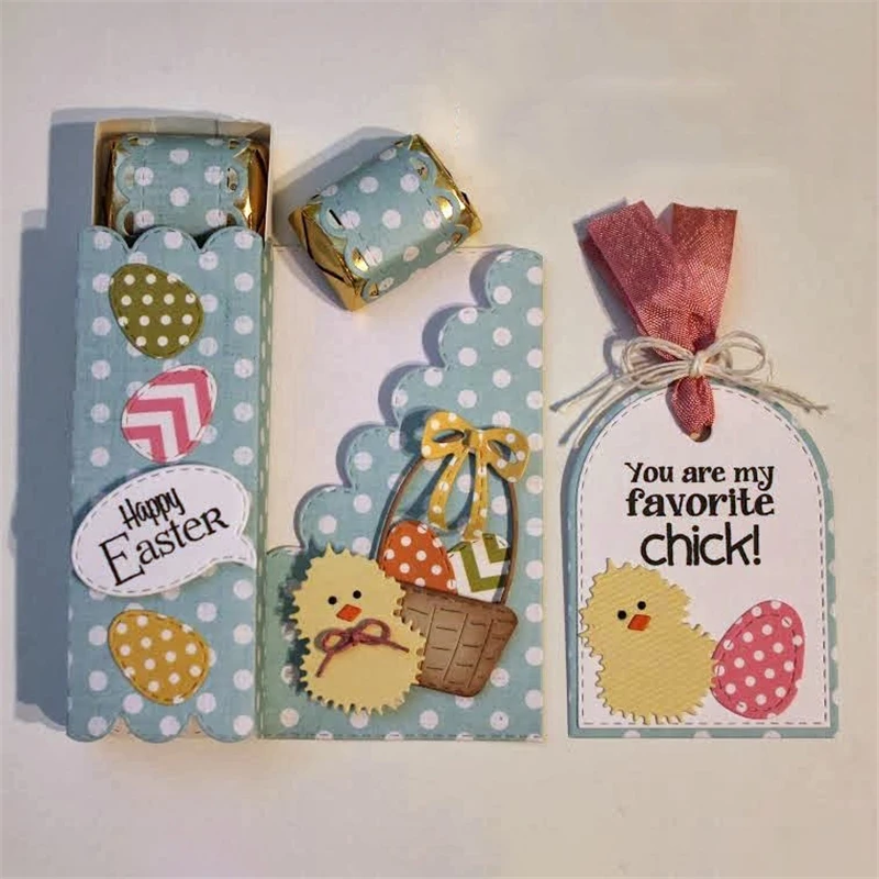 Naifumodo Easter Metal Cutting Dies for Scrapbooking New 2019 Egg Stamps and Cuts Card Making Bow Clear | Дом и сад