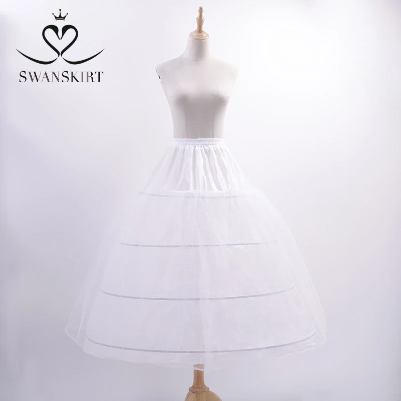 Swanskirt Роскошные Обручи из кринолина линия свадьба Нижняя юбка эластичный пояс свадебное платье юбка невесты ACC 01