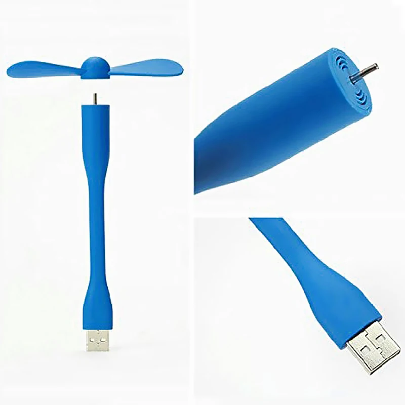 Лидер продаж Удобная USB вентилятор Супер Бесшумный маленький портативный гибкий мини-вентилятор для ноутбука HY99 AU28