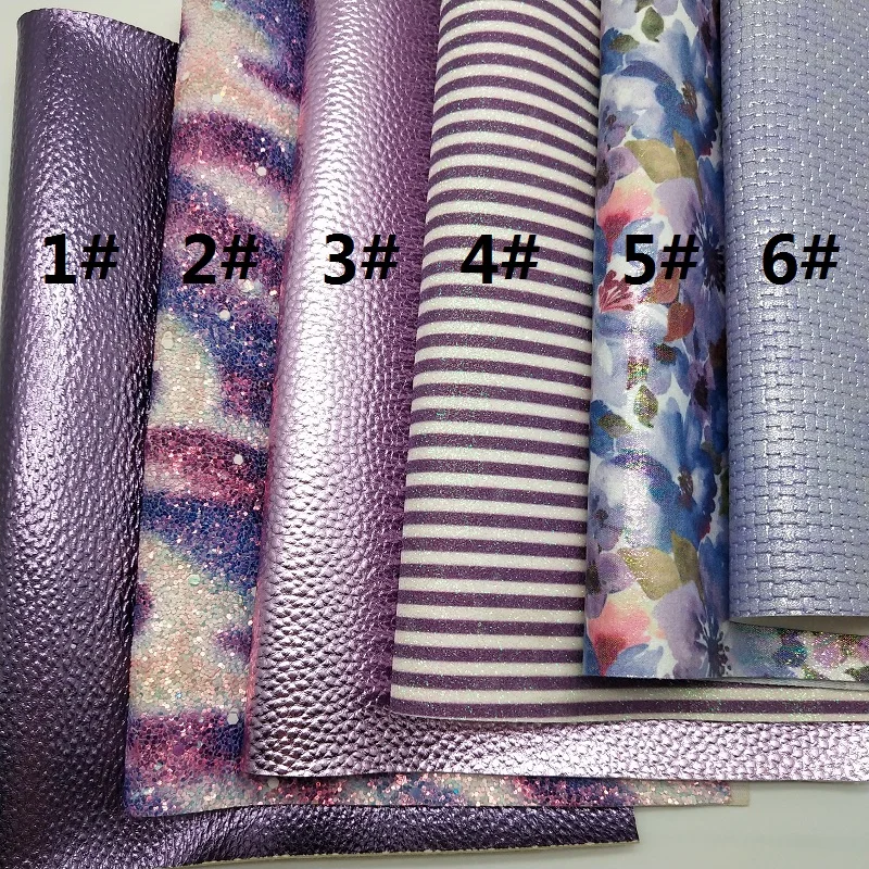 1 шт. 21X29CM синтетический Letaher светильник фиолетового цвета из искусственной кожи
