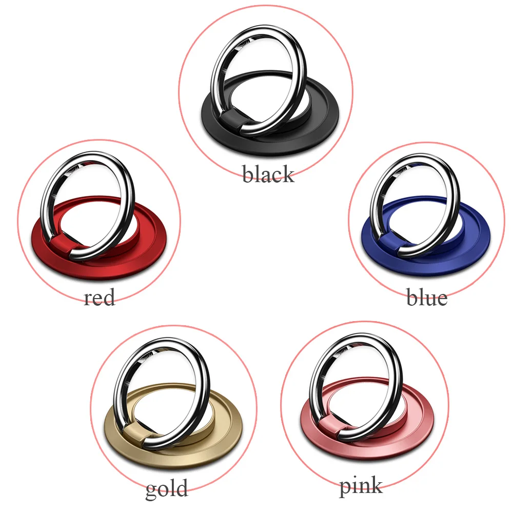 360 градусов вращения Универсальный мобильный телефон стенд для колец на палец