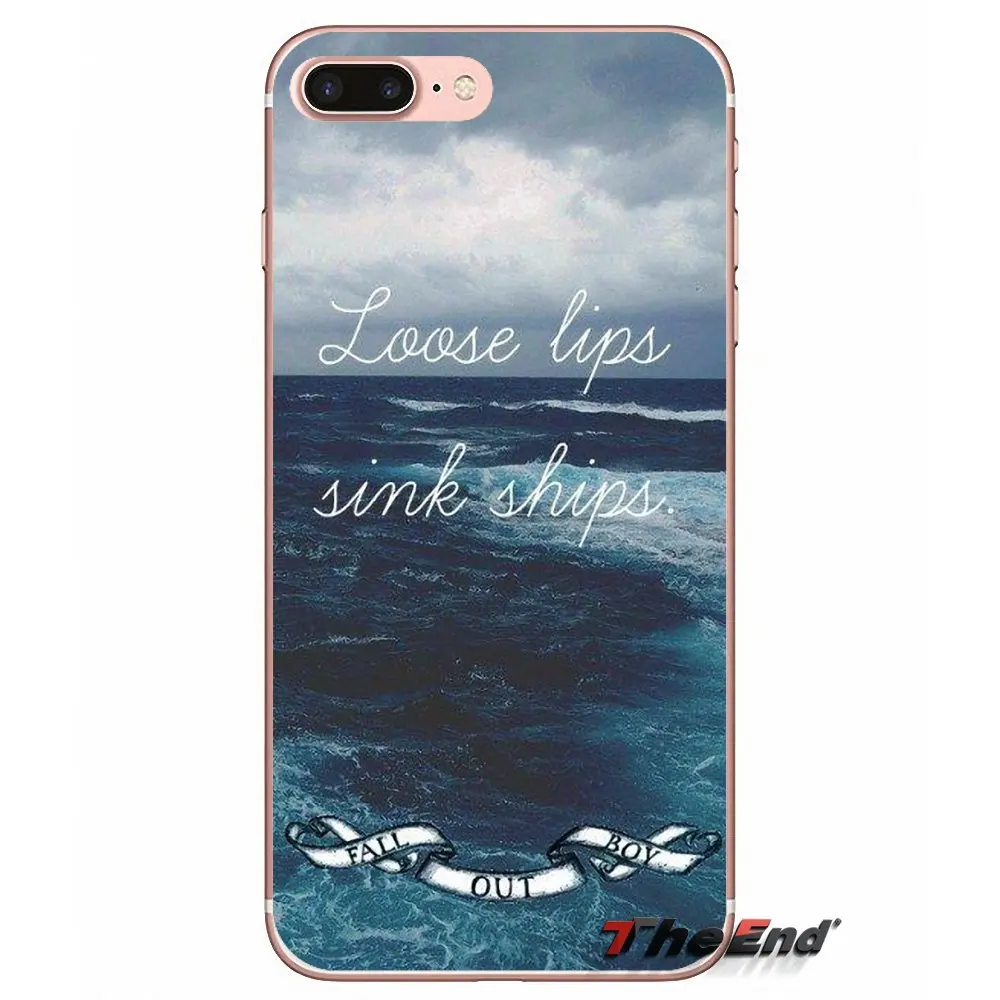 Для iPhone X 4 4S 5 5S 5C SE 6 6S 7 8 Plus Samsung Galaxy J1 J3 J5 J7 A3 A5 2016 2017 чехлы для телефонов Hardcore Band Fall Out