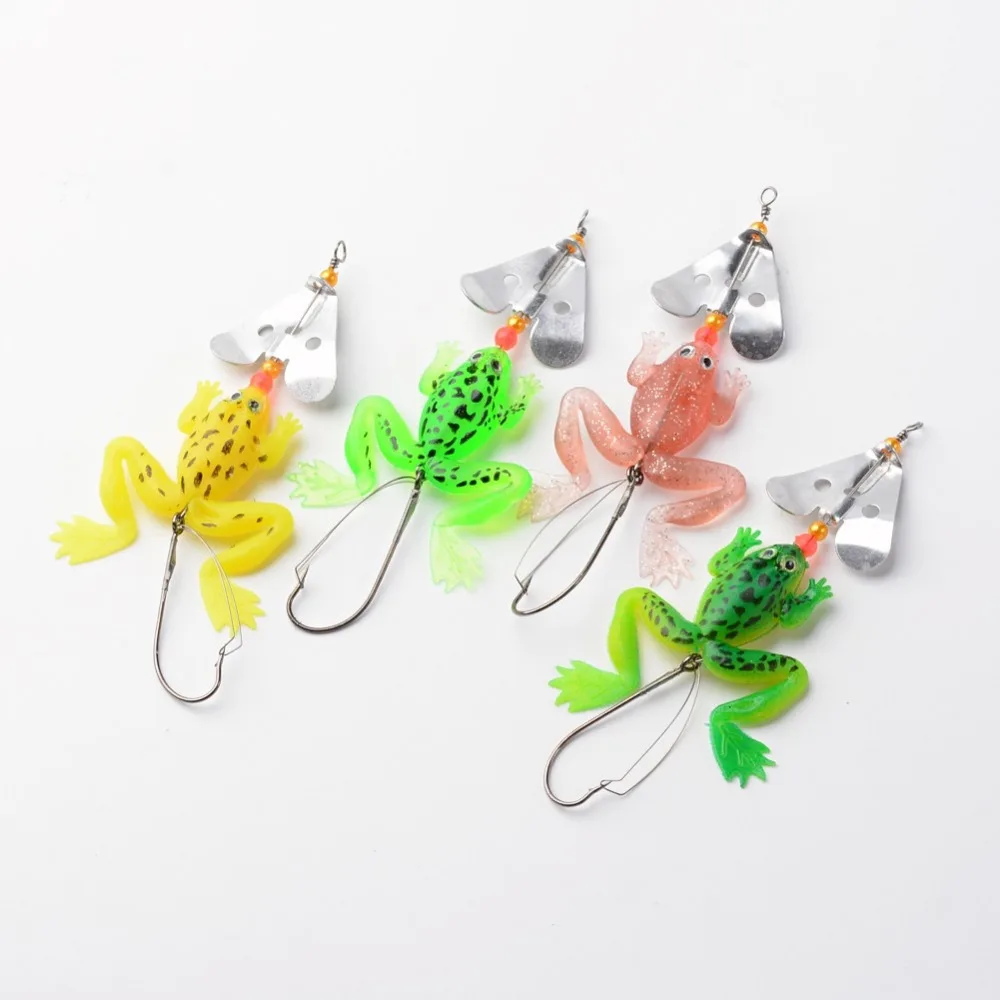 Новинка мягкая рыболовная приманка снасть пластиковая лягушка воблер приманки с