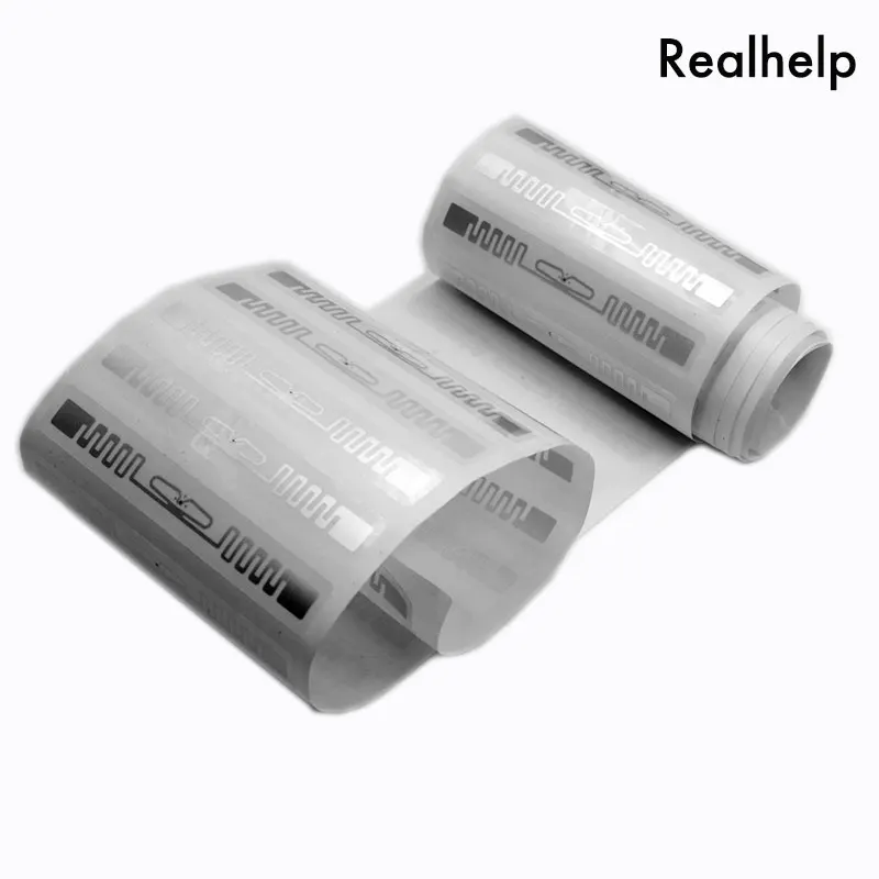 6C 6B UHF 915 МГц RFID 9662 прозрачная этикетка тег для электроники Клейкая Этикетка