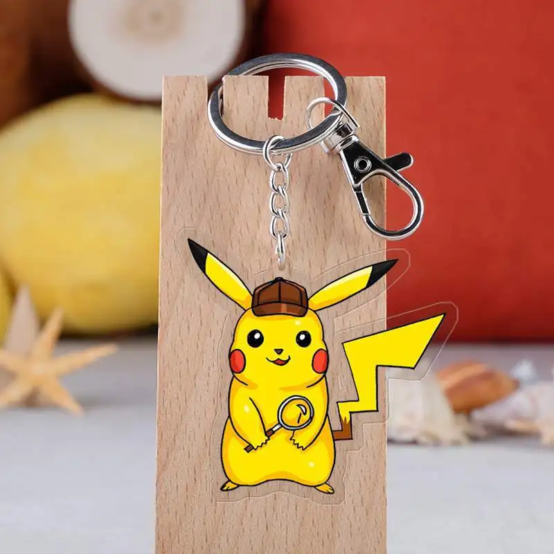 Аниме фильм обман Pikachu мультфильм фигура Pokemon брелок держатель друга Выпускной