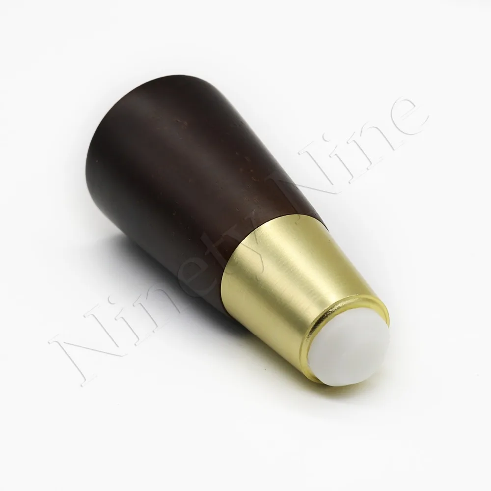 Walnut Color Natural Wood Reliable 110*48*27mm Furniture Leg Cone Shaped Wooden Feet for Cabinets Soft Table Set of 4 | Мебель