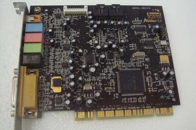 Оригинальная Звуковая карта CREATIVE 5 1 AUDIGY LS SB0310 PCI с поддержкой XP материнская плата
