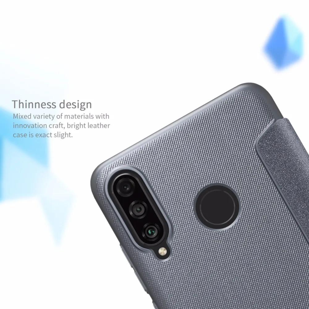 Чехол для Huawei P30 Lite NILLKIN Sparkle откидной кожаный чехол чехлы телефона роскошный