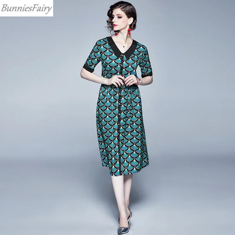 BunniesFairy 2019 летнее Новое Европейское и американское женское винтажное Ретро