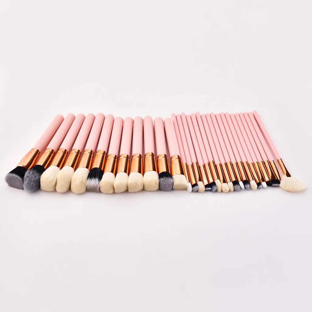 30PCS Pink Wooden Cosmetic Makeup Brush Foundation Powder Eyeshadow make up tools T0417 | Красота и здоровье