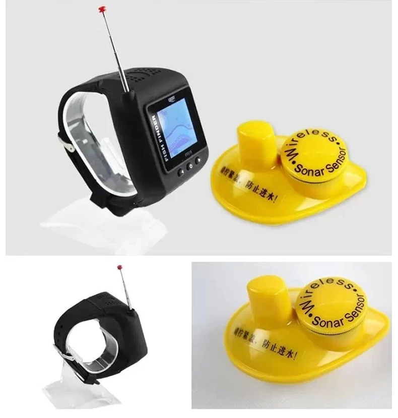 Часы sonar рыболокатор визуальный беспроводной детектор рыбы | Спорт и развлечения
