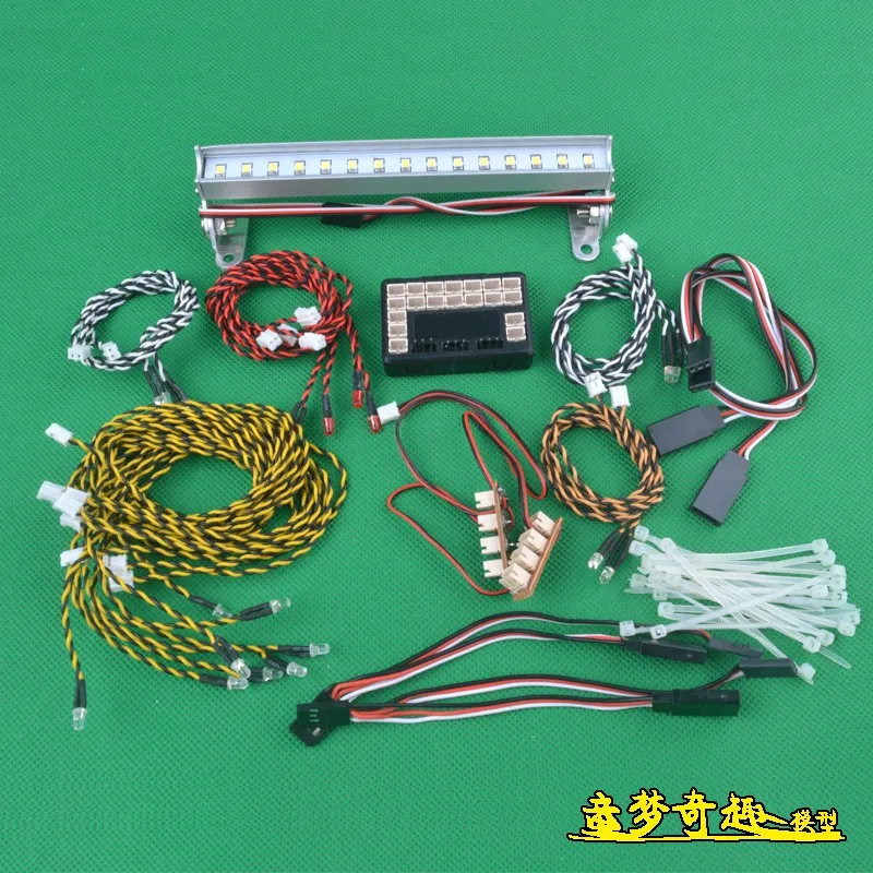 HG P407 HG-P407 1/10 RC запчасти для автомобилей DIY обновление модифицированный светодиодный фары