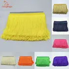 Лента кружевная с бахромой, 5 ярдов, 15 см