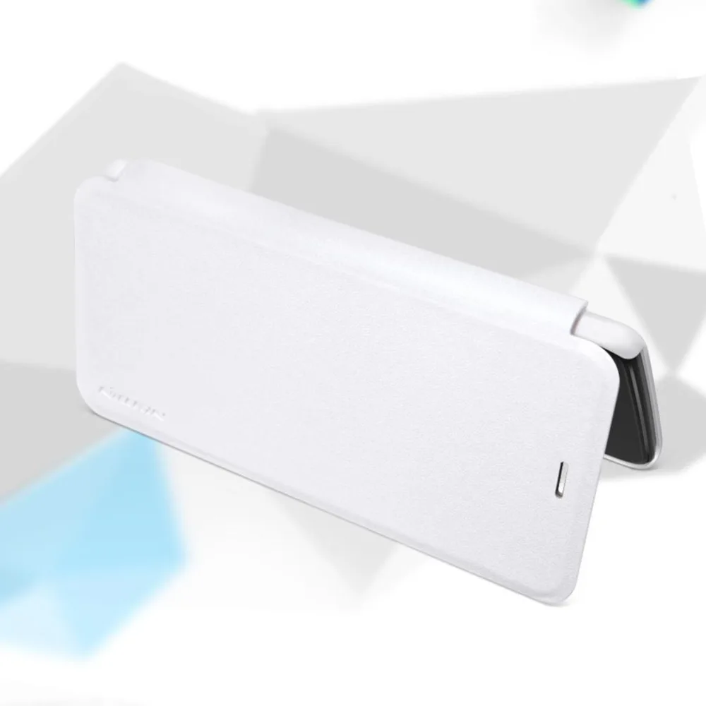 Чехол бампер Для One Plus 5 5.5 дюймов Nillkin Sparkle Искусственная кожа Смарт проснуться