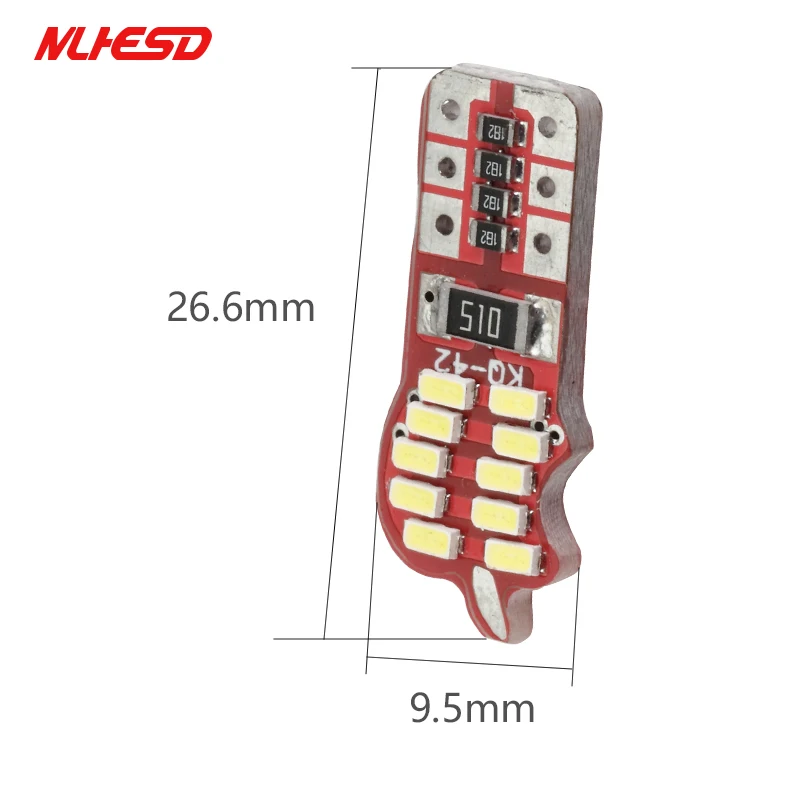 100PCS/Lot T10 Led 3014 20SMD 168 W5W 194 LED Lamp Car Light Door Bulb Super Bright Clearance Lights DC 12-24V Lighting Source | Автомобили