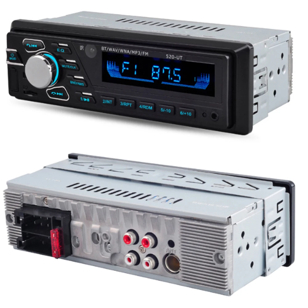 Bluetooth автомобильный стерео FM радиоприемник SD USB MMC дистанционное управление mp3