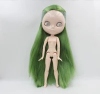 free shipping big discount rbl 713ej diy nude blyth doll birthday gift for girl 4color big eye doll with beautiful hair cute toy