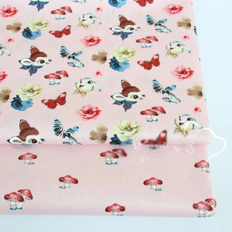 Новый мультфильм кошка лиса хлопчатобумажная ткань DIY швейная кроватка