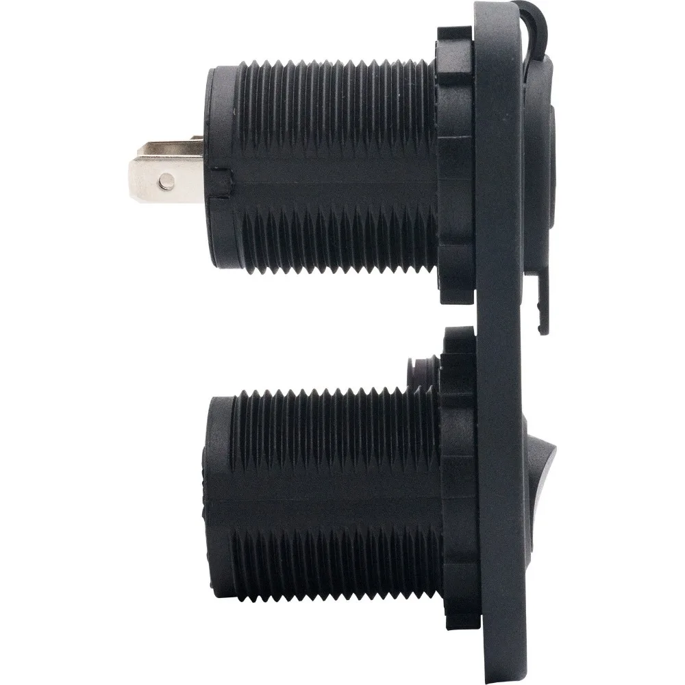 4 способа 4.2A USB розетка Вольтметр метр с прикуривателем отверстия панель база