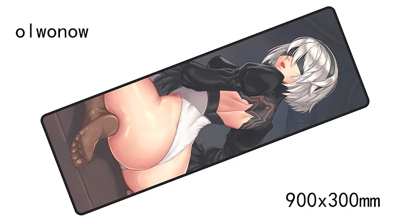 NieR Automata padmouse 900x300x2 мм коврик для мыши большой notbook компьютерный коврик для мыши сексуальные игровые коврики для мыши геймерский коврик для мыши с клавиатурой - Цвет: Size 900x300x2mm