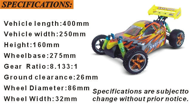 Внедорожный Радиоуправляемый внедорожный велосипед багги HSP 94107 pro 1/10th P2|off road rc|road