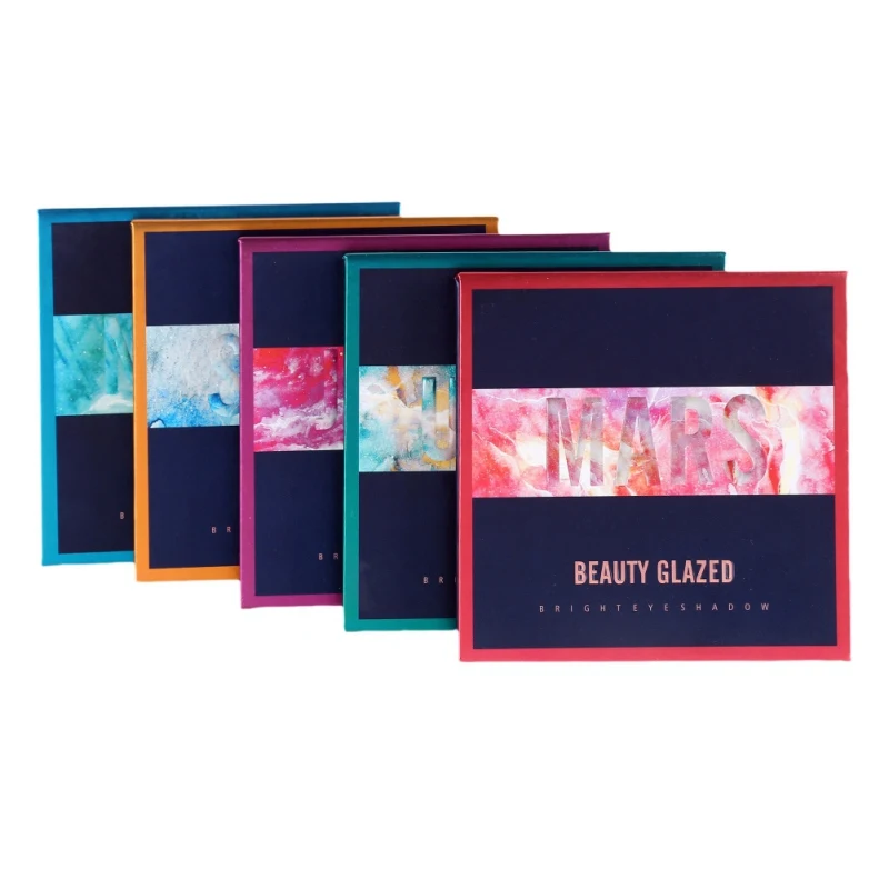 BEAUTY GLAZED 9 оттенков мерцающие матовые тени для век макияжная палитра стойкие
