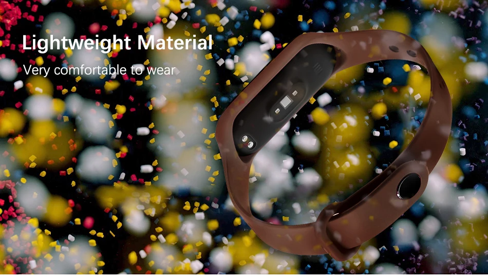 BOORUI mi band 4 ремешка модный новейший mi band 3 ремешок силиконовый водонепроницаемый ремешок Замена для xiaomi mi band 3 4 band
