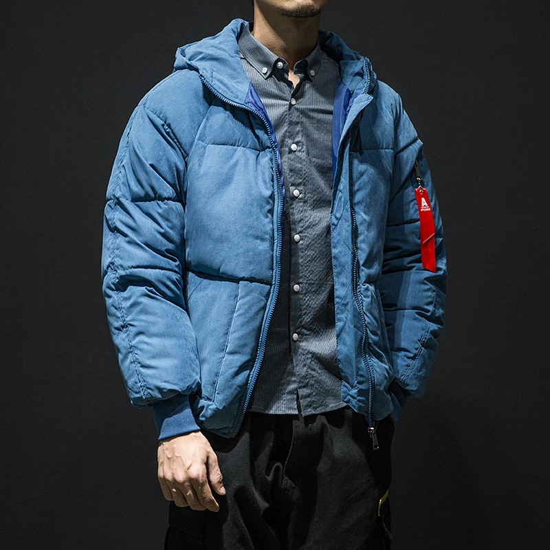 

Winter parka men thickening warm windproof coats mans Large Size S-4XL 5XL hooded jackets casaco masculino men's Jackets 8082