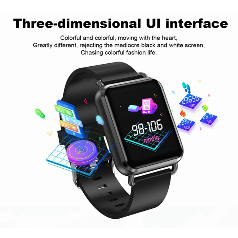 2018 Newwear Q3 Smartwatch Для мужчин женщин динамический дисплей для отображения данных по