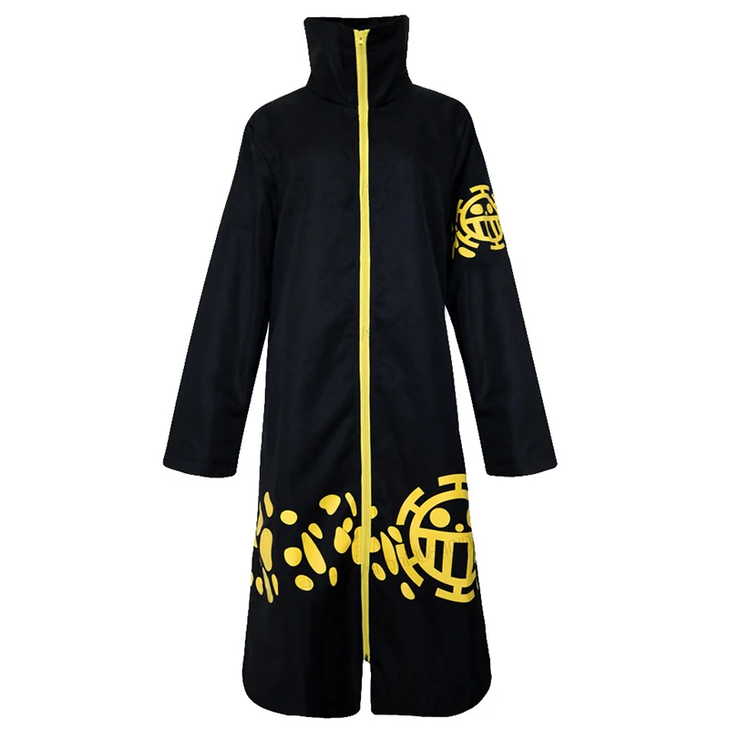 Eraspooky японского аниме одна деталь косплей Трафальгар Ло косплей два года спустя костюм взрослый черный плащ мужские пальто для Хэллоуина