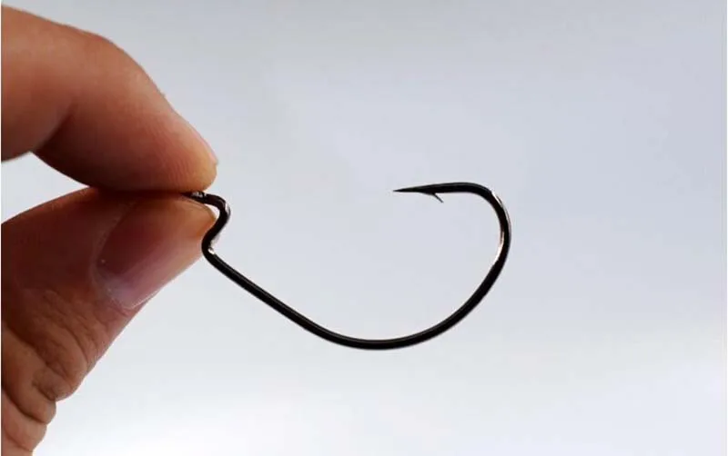 20 шт./лот mustad офсетный крючок Мягкая приманка, червь Рыболовный крючок пресная вода морская вода texas anzuelos Карп рыболовные аксессуары