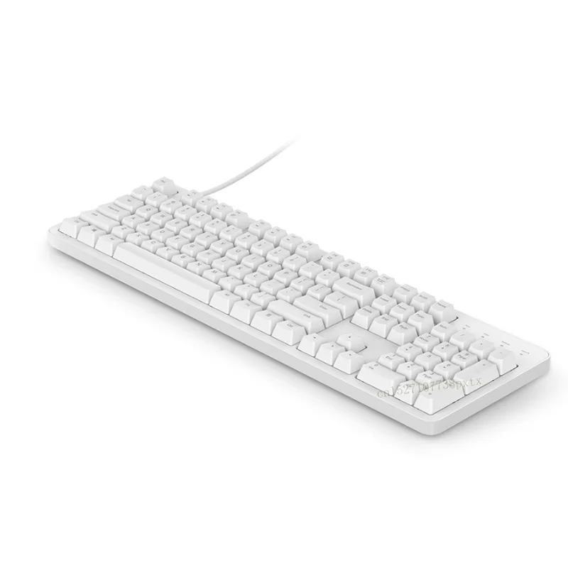 XiaoMi Yuemi MK06C 104 клавиши NKRO Вишневый красный переключатель USB Проводная Механическая клавиатура PBT брелки для Windows/для mac os